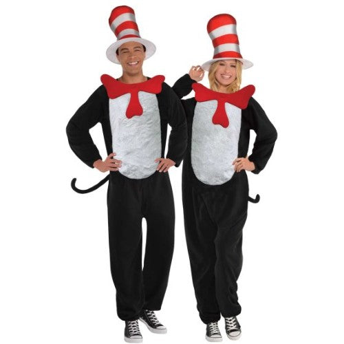 Costume Dr. Seuss The Cat in the Hat Jumpsuit Adult Large