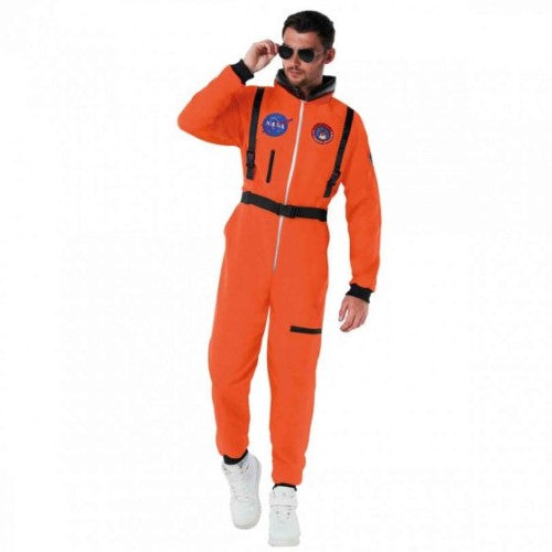 Morph Costume Orange Astronaut Suit Men's X-Large
