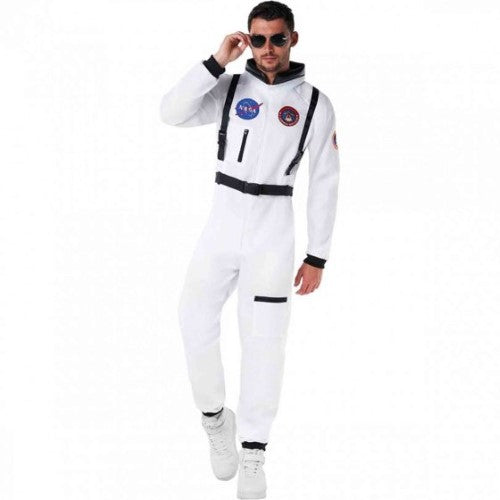 Morph Costume White Astronaut Suit Men's Medium