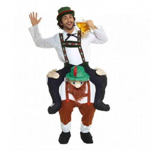 Morph Costume Bavarian Man Piggyback Adult Standard Size