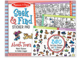 Melissa & Doug - Seek & Find Sticker Pad - Around Town