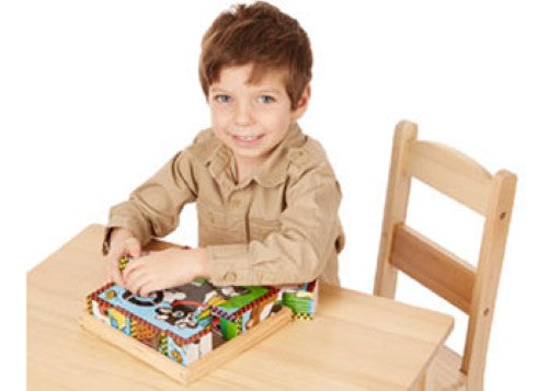 Melissa & Doug - Cube Puzzle - Farm - 16pc