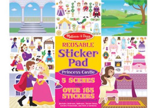 Melissa & Doug - Reusable Sticker Pad - Princess Castle