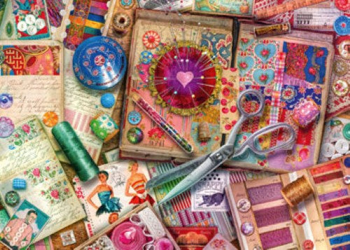 Ravensburger Vintage Dressmaking Puzzle 1000 Pieces
