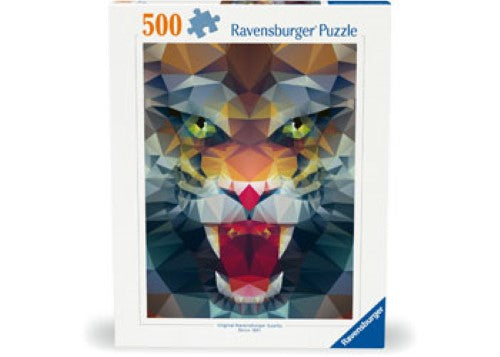 Ravensburger Polygon Lion Puzzle 500 Pieces