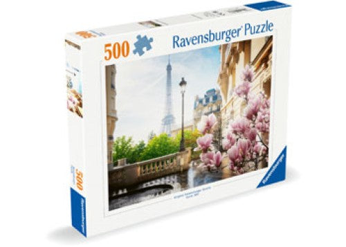 Ravensburger Springtime in Paris Puzzle 500 Pieces