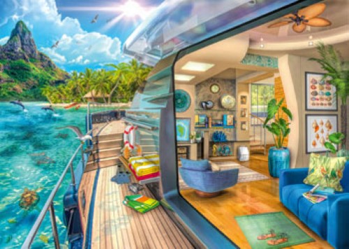 Ravensburger Tropical Island Charter Puzzle 1000 Pieces