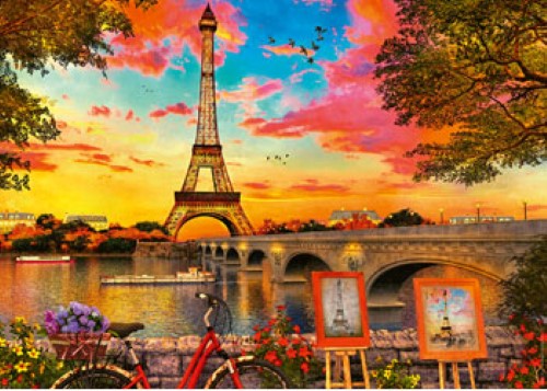 Ravensburger The Banks of the Seine Puzzle 1000 Pieces