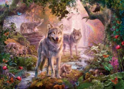 Ravensburger Summer Wolves Puzzle 1000 Pieces