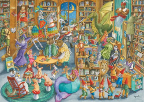 Ravensburger Midnight at the Library Puzzle 1000 Pieces