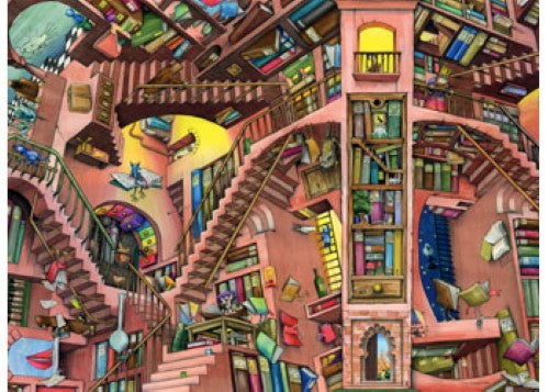 Ravensburger Ludicrous Library Puzzle 500 Pieces