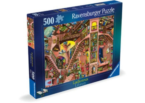 Ravensburger Ludicrous Library Puzzle 500 Pieces
