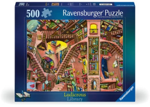 Ravensburger Ludicrous Library Puzzle 500 Pieces