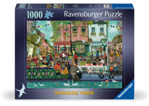 Ravensburger Riverside Town Puzzle 1000 Pieces