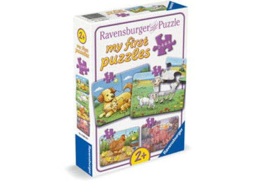 Ravensburger Animal Families My First Puzzle 2/4/6/8 Pieces