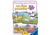 Ravensburger Animal Families My First Puzzle 2/4/6/8 Pieces