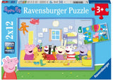 Ravensburger Peppa's Adventures Puzzle 2x12 Pieces