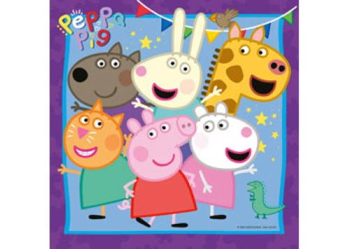 Ravensburger Peppa's Family & Friends Puzzle 3x49 Pieces