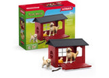 Schleich - Dog kennel with golden retrievers