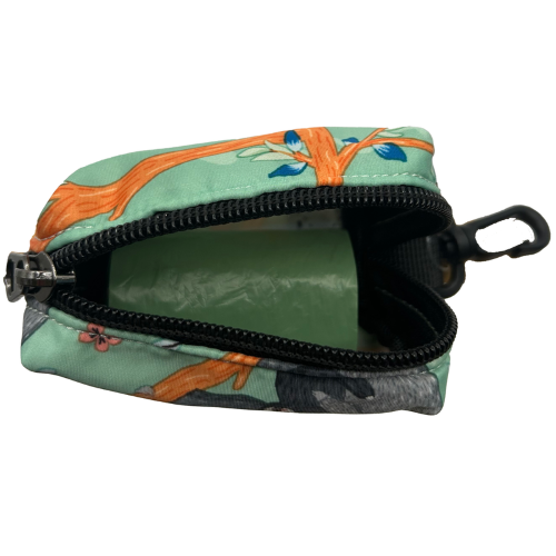 Latched Poop Bag Holder - Sloths (Baby Blue)