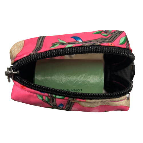 Latched Poop Bag Holder - Sloths (Pink)