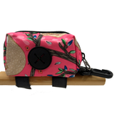 Latched Poop Bag Holder - Sloths (Pink)