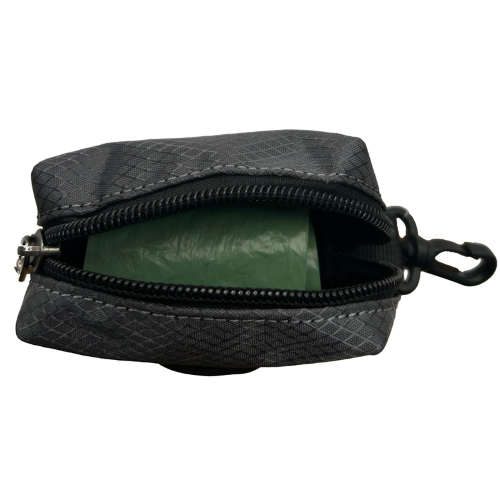 Latched Poop Bag Holder - Oxford (Grey)