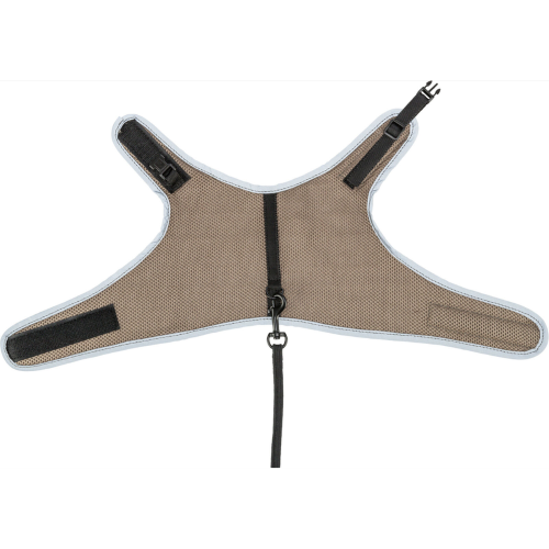 Soft Cat Harness & Lead - Adjustable (Taupe)