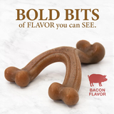 Dog Toy - Gourmet Chew Wishbone Bacon (Giant)