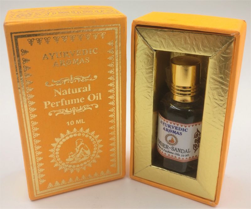Ayurvedic PERFUME OILS - AMBER SANDAL (10ml)
