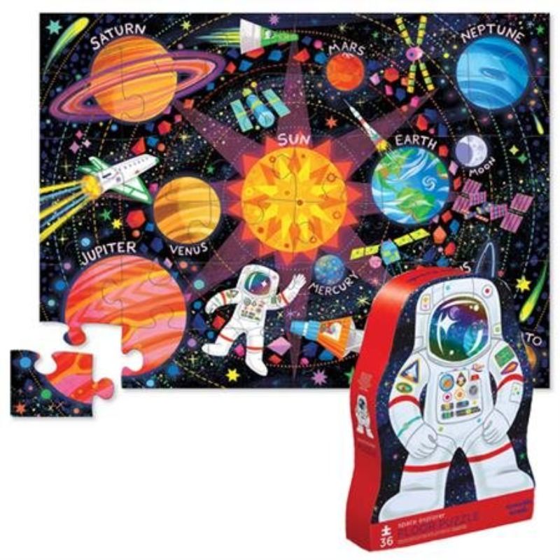 Floor Puzzle - Crocodile Creek Space Explorer (36pc)