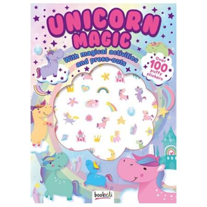 Activity Book - Puffy Sticker Windows (Unicorns)