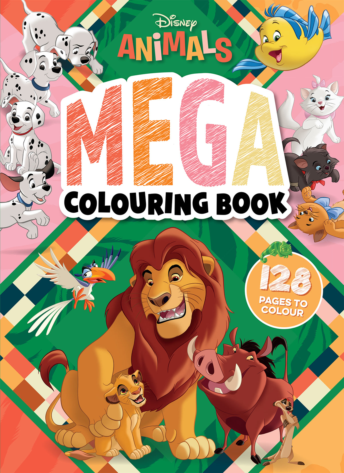 Disney Animals: Mega Colouring Book (Starring the Lion King)