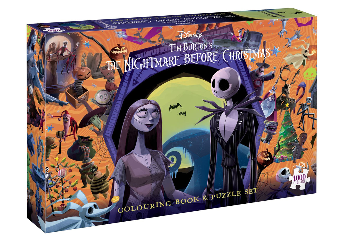 Disney Tim Burton's the Nightmare Before Christmas: Adult Colouring Book and