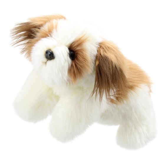 Full Bodied Puppet - Dog (Brown And White) - Puppet Co.