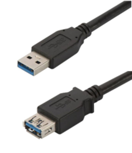 Digitus USB 3.0 Type A male to female 3m extension cable for high-speed data transfer and reliable connectivity.