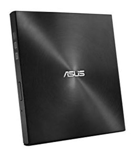 ASUS ZenDrive U7M: ultra-slim external DVD writer with M-DISC technology and stylish design for durable data storage.