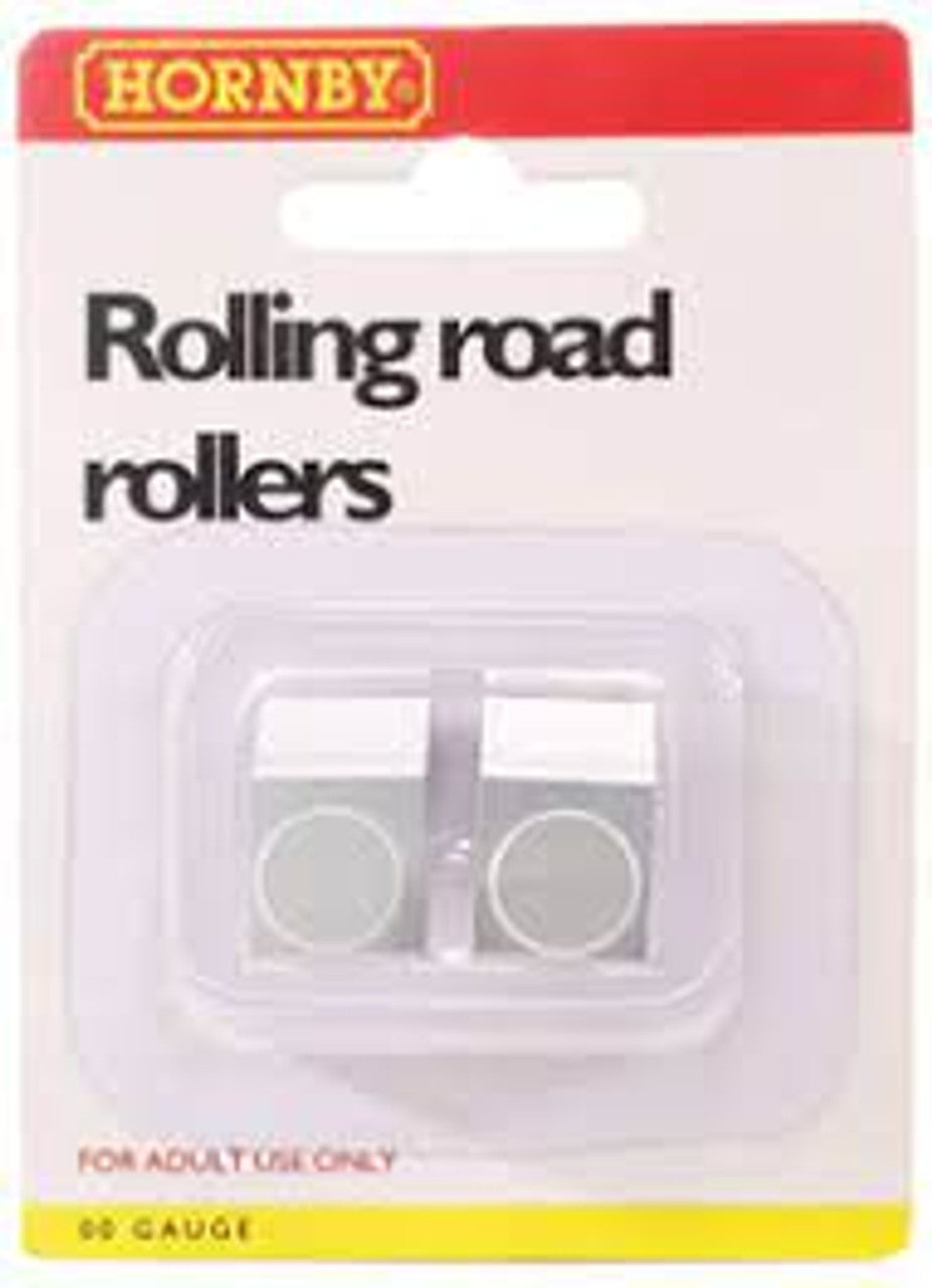 Spare Hornby Rolling Road Rollers: essential for smooth locomotive testing and maintenance in model train setups.