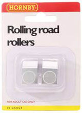 Spare Hornby Rolling Road Rollers: essential for smooth locomotive testing and maintenance in model train setups.