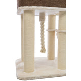 Cat Tree - Humberto Cream/Dark Brown (174cm)