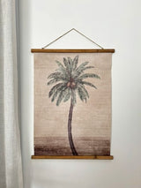 Vintage Print - Palm Scene 75 x 100cm (Set of 2)