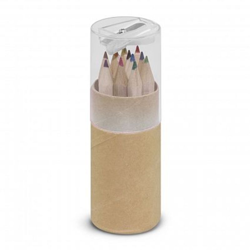 Coloured Pencil Tube - Clear (Set of 30)