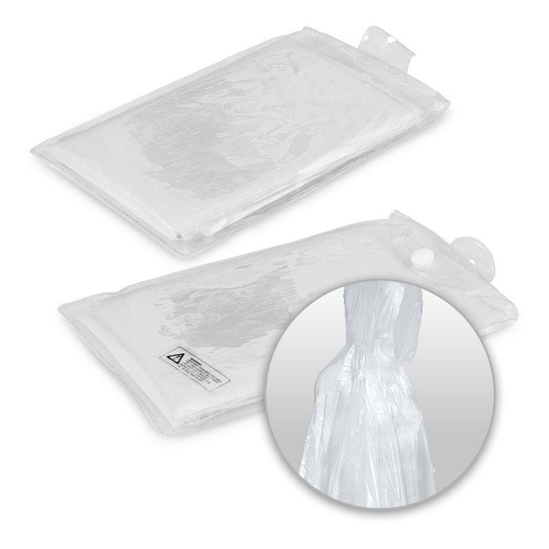 Emergency Poncho - Clear(Set of 50)