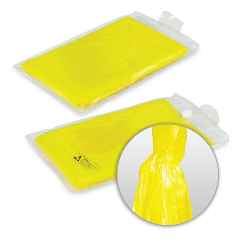 Emergency Poncho - Yellow (Set of 50)