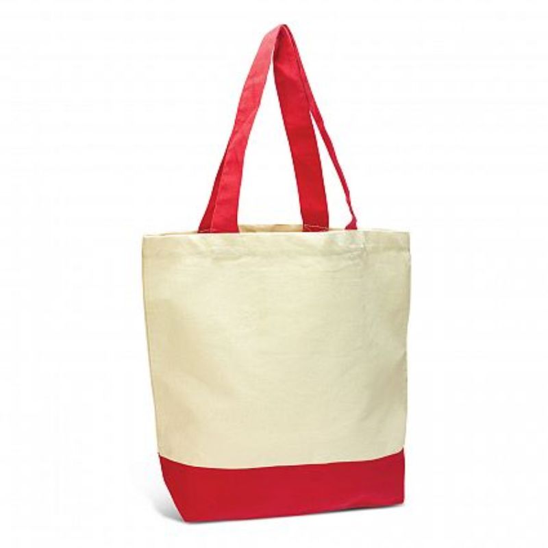 Sedona Cotton Tote Bag - Red (Set of 12)