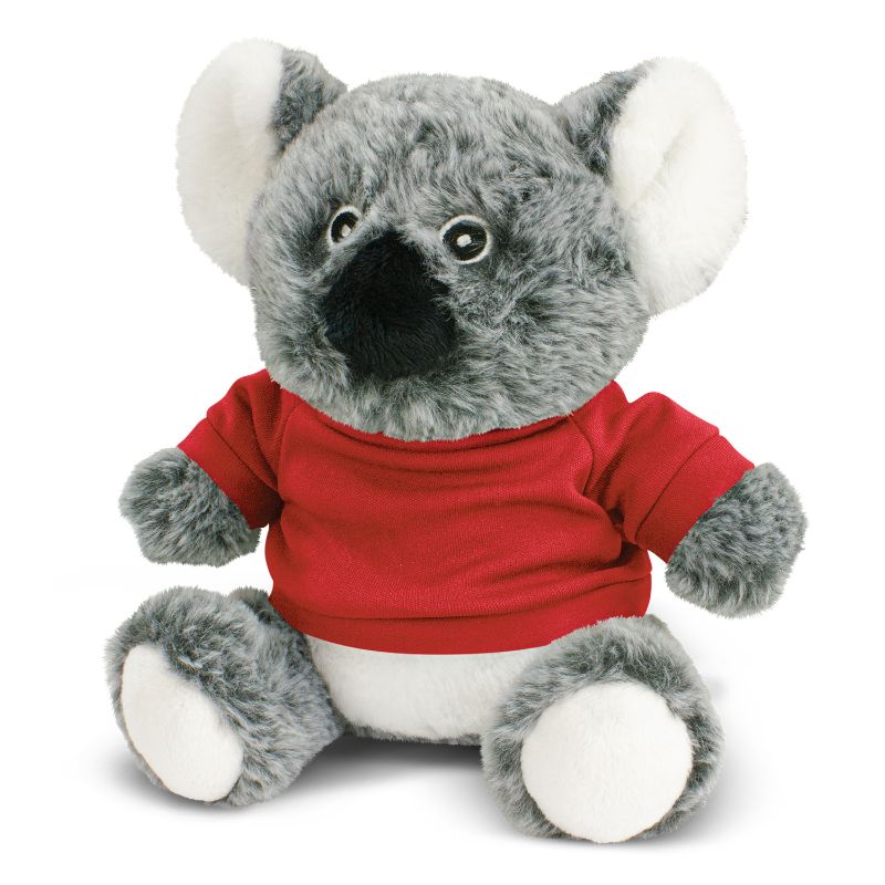 Koala Plush Toy - Red (Set of 6)