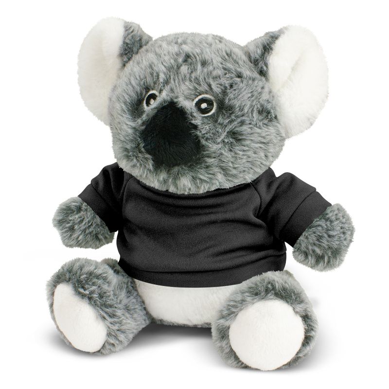 Koala Plush Toy - Black (Set of 6)