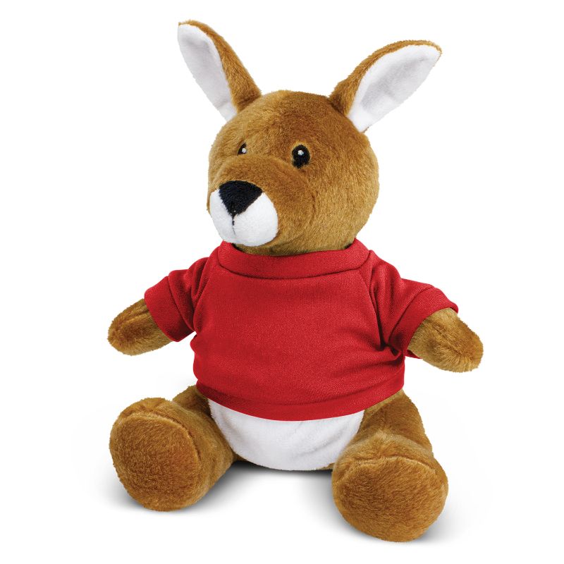 Kangaroo Plush Toy - Red (Set of 6)