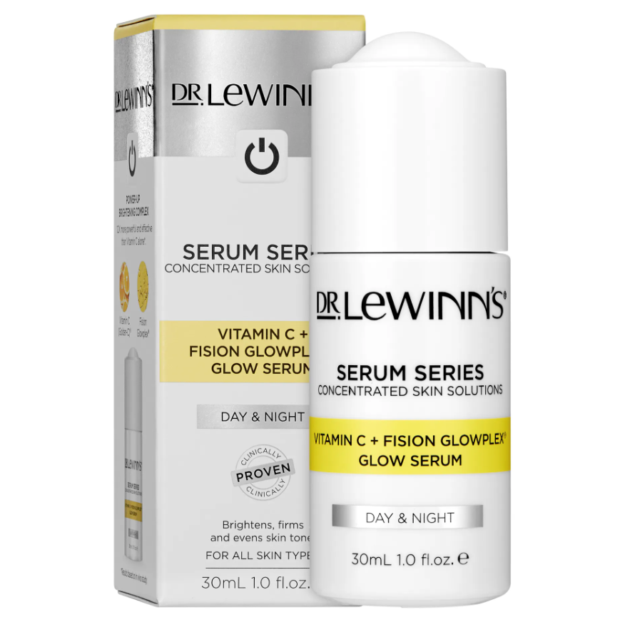 Revitalize your skin with Dr. LeWinn's Glow Serum, enhancing radiance and hydration for a youthful, dewy complexion.