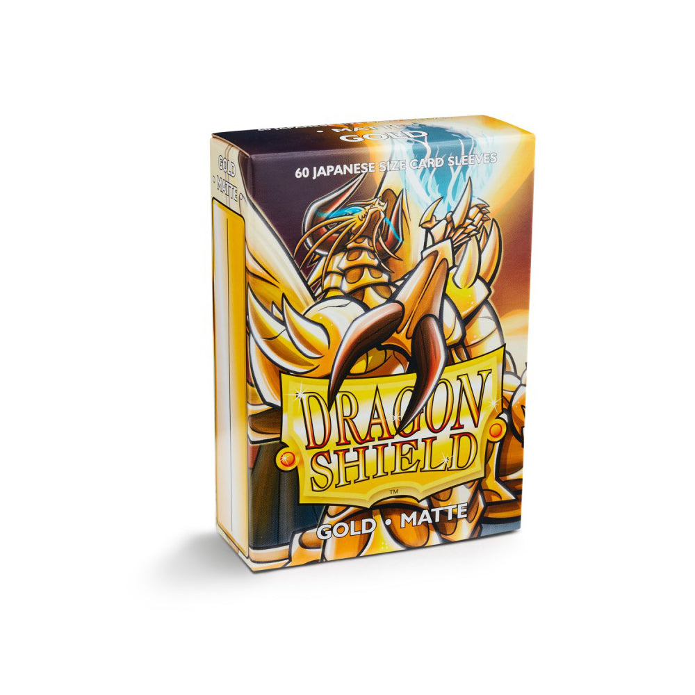 Dragon Shield: Japanese Size Sleeves - Matte - Gold